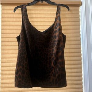 CAbi Brown Leopard Camisole